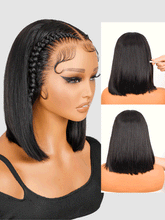 Stylist Braided Short Bob Wig Glueless 13x4 Front Wig